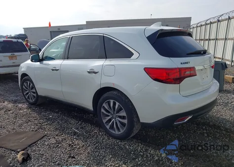 2014 Acura Mdx Technology Package из США, поврежденный, VIN 5FRYD3H42EB016000